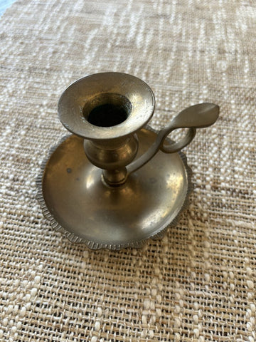 VTG Brass Chamber Candleholder