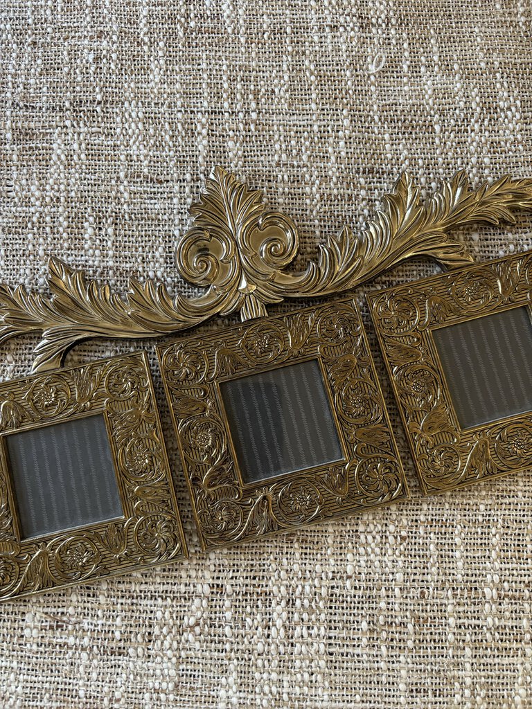 Vintage Bombay Brass Wall Frames