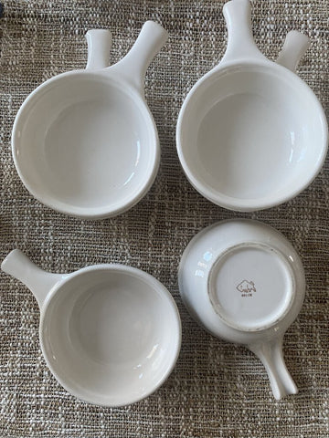 VTG 6pc Buffalo China Chili Bowls