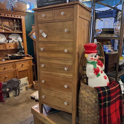 Antique chest of drawers sanded, waxed new knobs