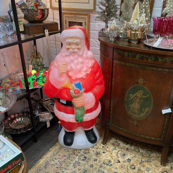 41" Vintage Blow Mold Santa