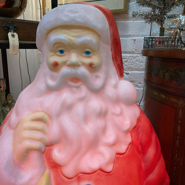 41" Vintage Blow Mold Santa