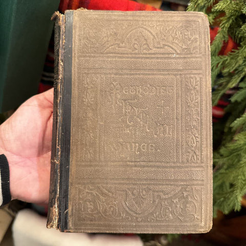 1878 ANTIQUE METHODIST HYMNAL