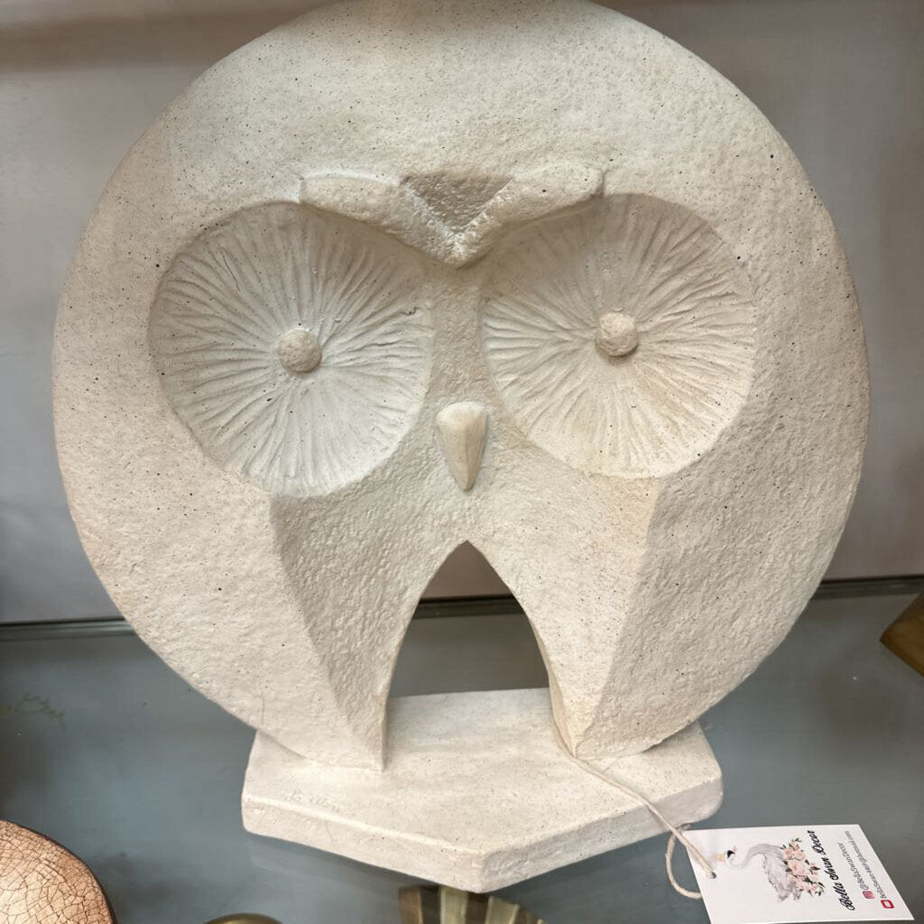 MCM Owl Statue-signed