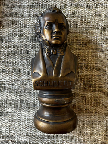 Vtg Schubert Chalkware Bust