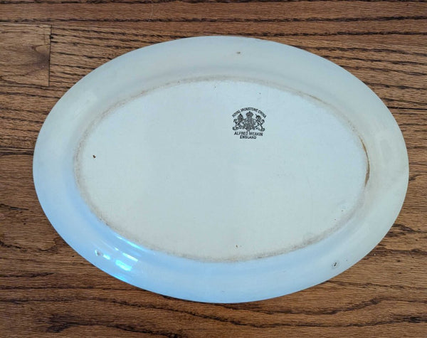 Antique English Ironstone Platter Meakin 13.5" (no chips/some grazing)