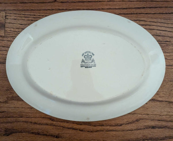 Antique English Ironstone Platter Maddock (no chips)14.5"