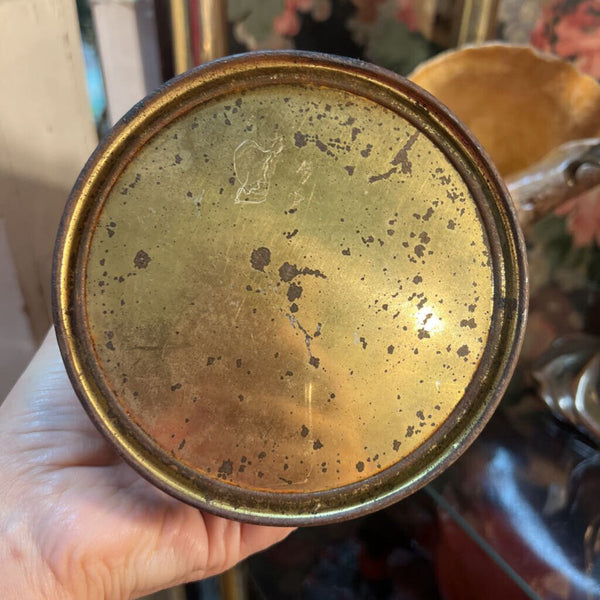 Antique Velvet Tobacco Can