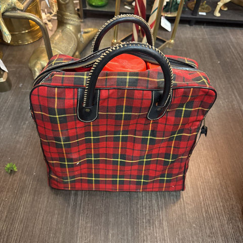 Plaid Bag with 2 Thermos Containers H2100