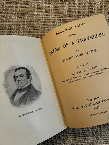 Irving's Tales of a Traveler 1921