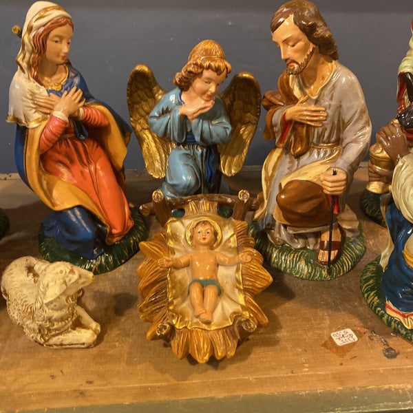 Large Nativity set made in Japan