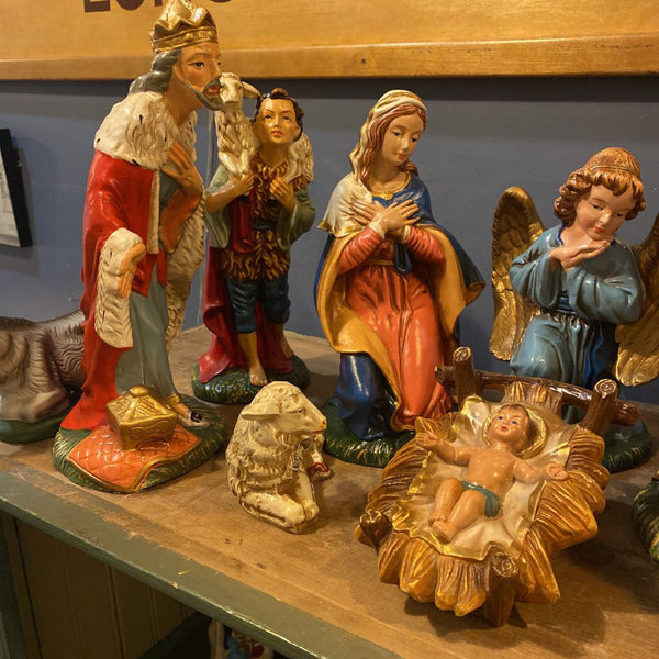 Large Nativity set made in Japan