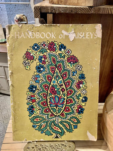 Vintage Handbook of Paisleys Book ~ 11" x 14.5"