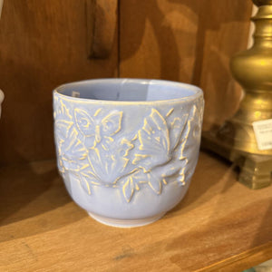 Light blue butterfly McCoy planter