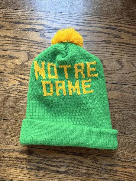 Knitted Notre Dame Fightin Irish Hat W1654