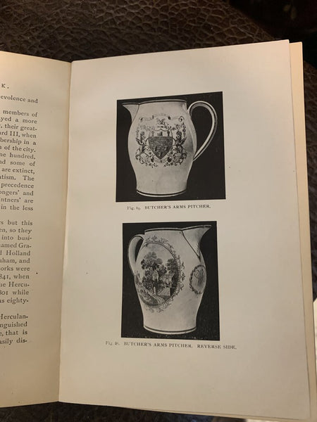 Antique "The Old China Book"- 1903~ Staffordshire, Listre, English Pottery~ 5.5" w x 8.25" l