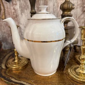 Alfred Meakin Ironstone Gold and Ivory Teapot