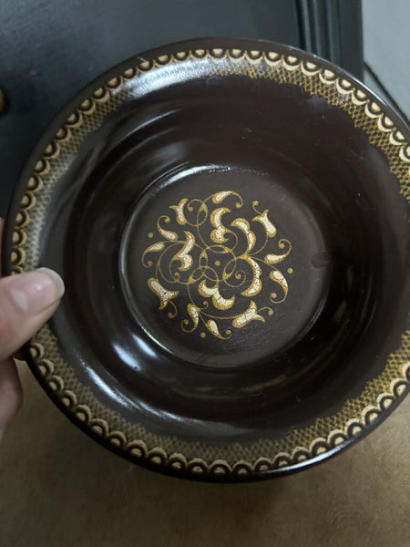 Vintage Franciscan Jamoca Bowl Set of 4 5in