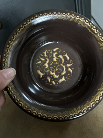 Vintage Franciscan Jamoca Bowl Set of 4 5in