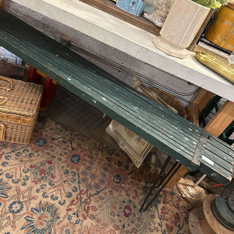 Vintage scaffold bench 12x72x21T pickup only