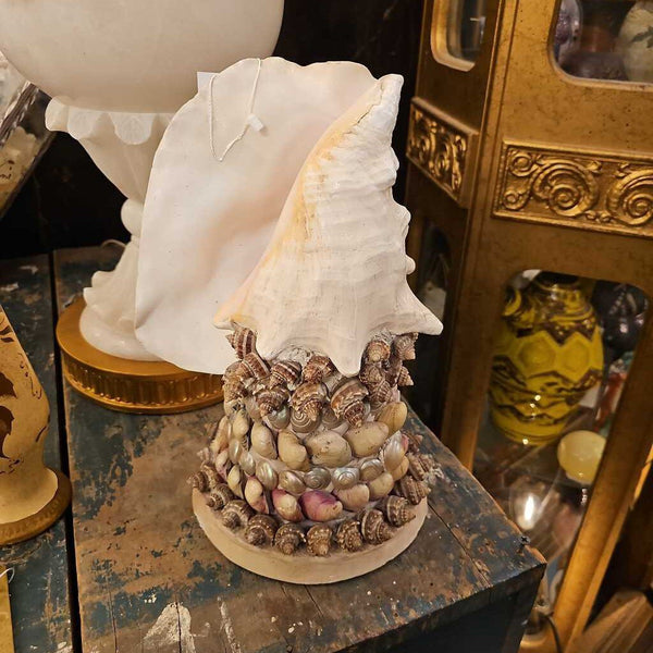 Shell statuary folk art