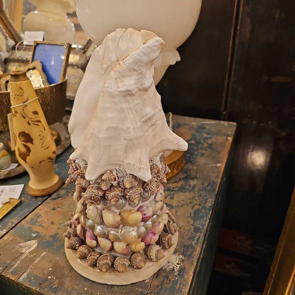 Shell statuary folk art