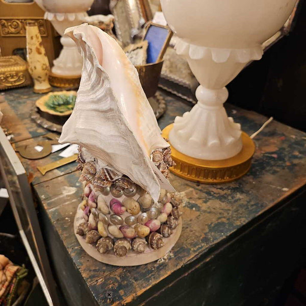 Shell statuary folk art