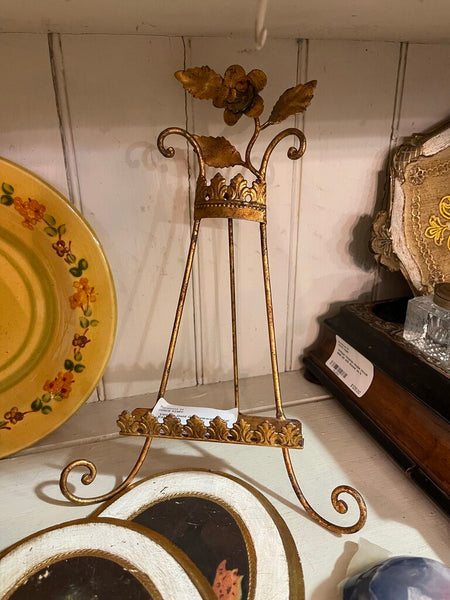 Vintage Italy Majolica asparagus plate as is