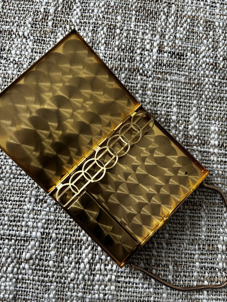 Vintage Cigarette/Makeup Handled Mini Purse *Mother of Pearl*