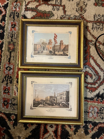 pair of venice framed prints