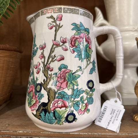Indian Tree English ironstone pitcher