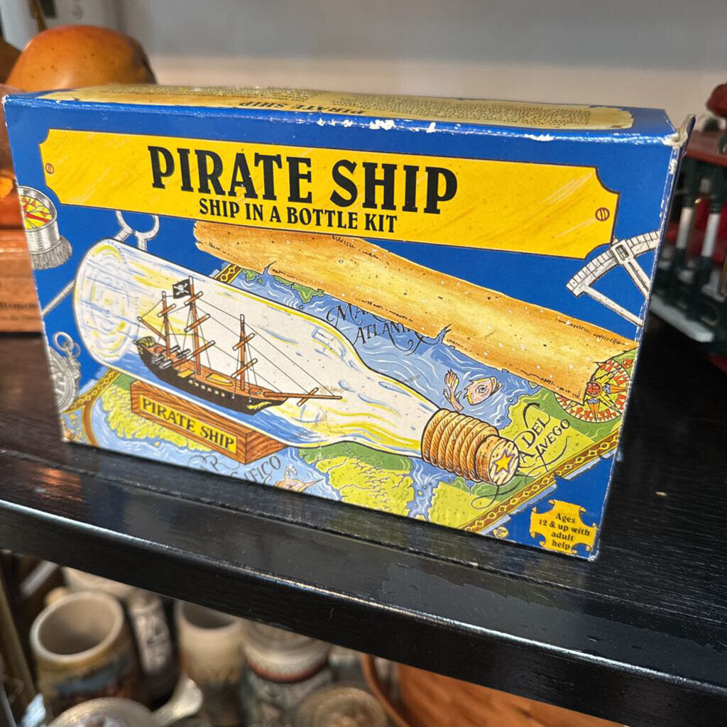 Pirate Ship in a Bottle Kit