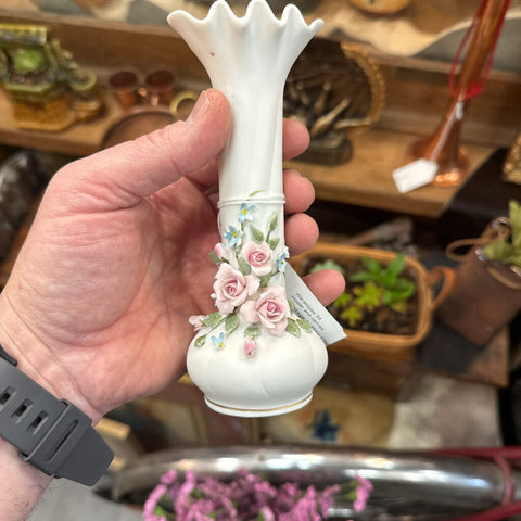 Vintage Lefton China Handpainted Bud Vase