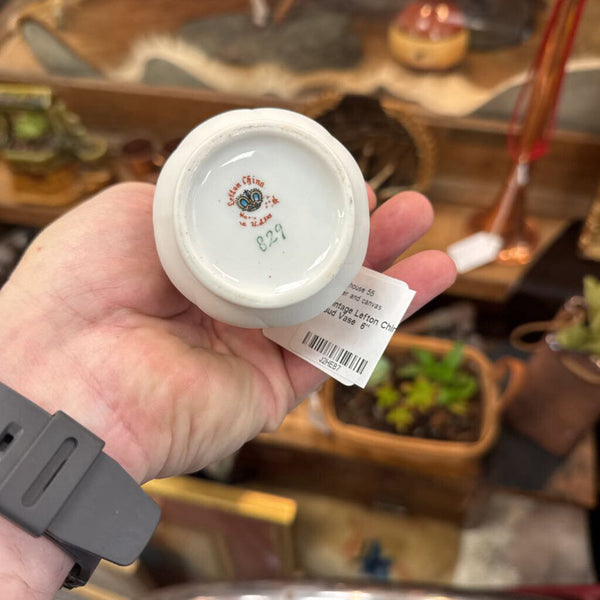 Vintage Lefton China Handpainted Bud Vase