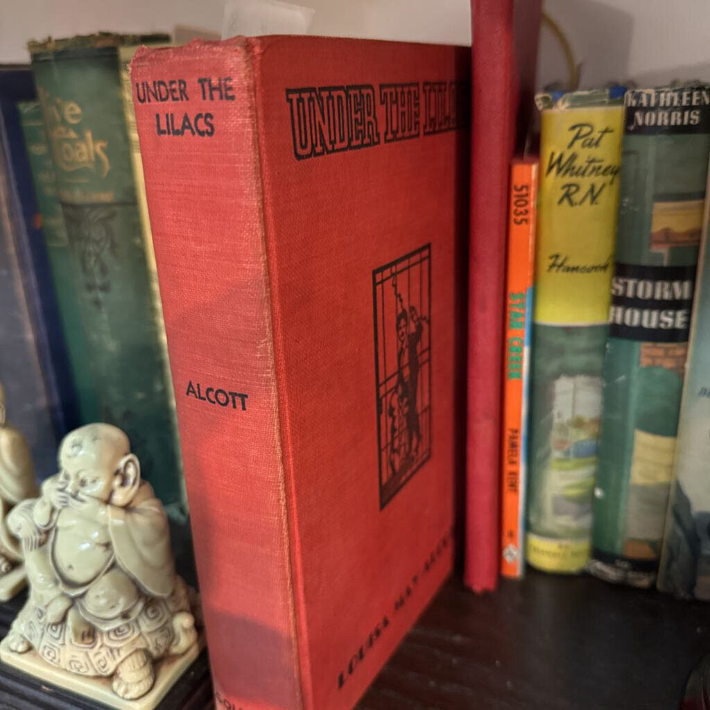 Under The Lilacs Hardback Book Louisa May Alcott 1930's printing