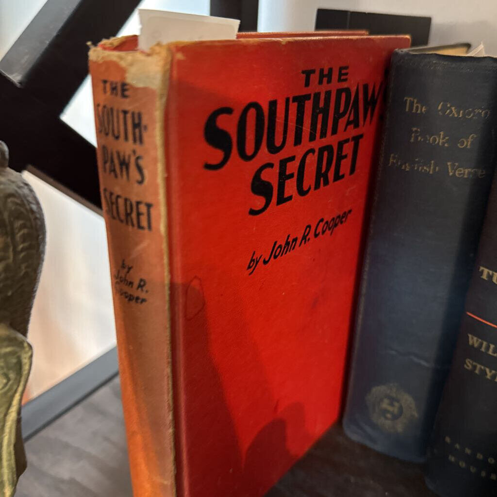 The Southpaw's Secret hardcover by John R. Cooper, 1947, Cupples and Leon, Co.