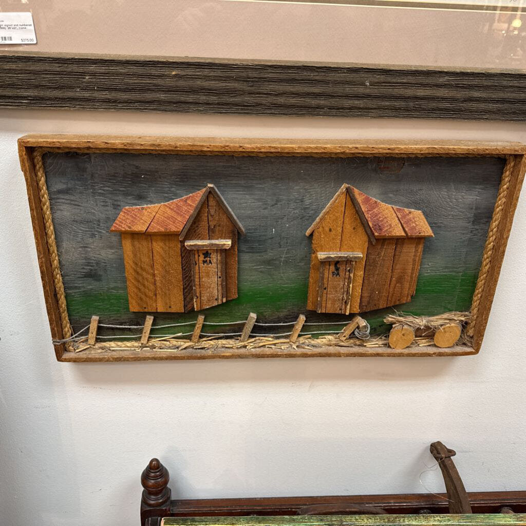 Taylor Made Lath Art, Outhouses