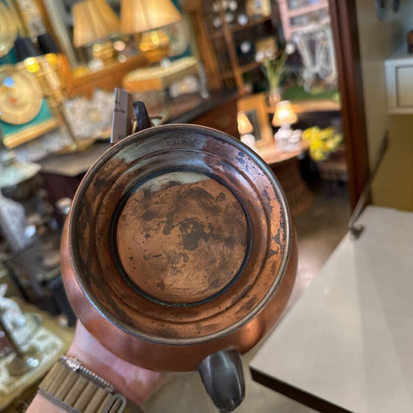 Turkish Copper Teapot w Pewter