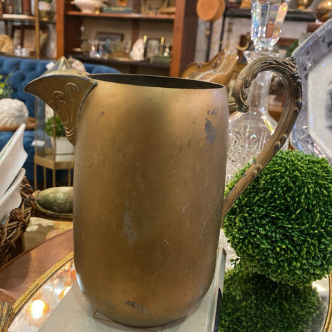 Vintage Brass Pitcher