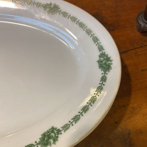 1924 Antique Restaurant Ware Plate Made Exclusively for The Edgewater Beach Hotel Chicago 11 x 7