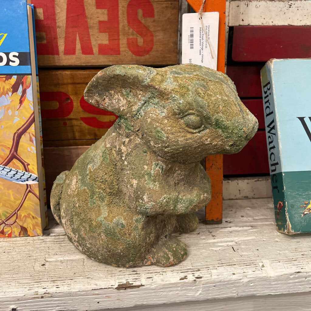 Jens Fresh Vintage ~ Cement bunny .