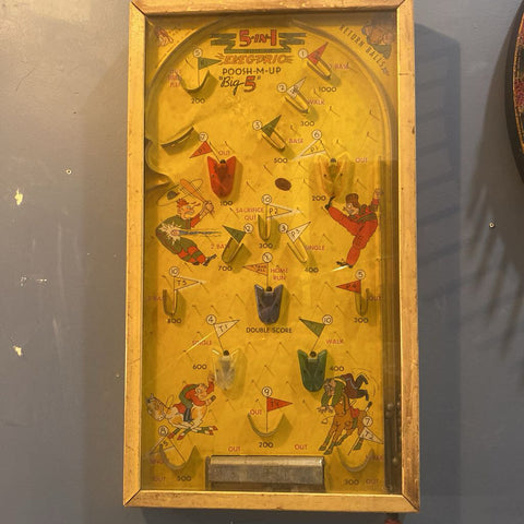 Vintage table top pin ball game