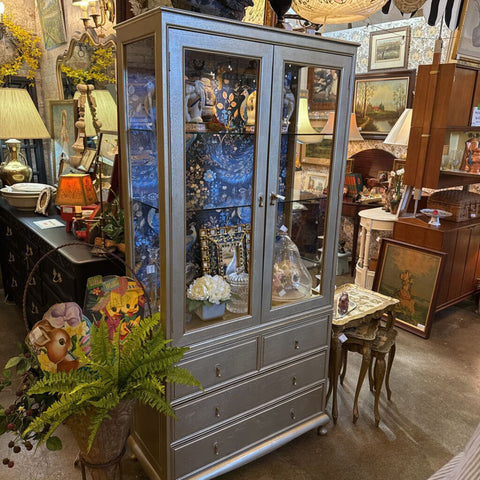 Gold Peacock Cabinet 6ft tall x 16deep x 35wide