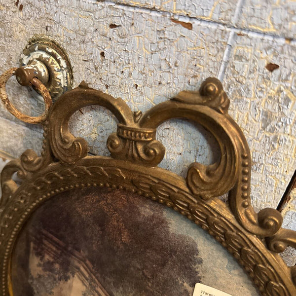 Cast metal Italian frame with print (as is)