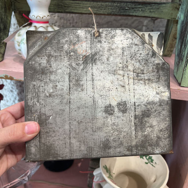 |F| Antique Black Floral Letter Box