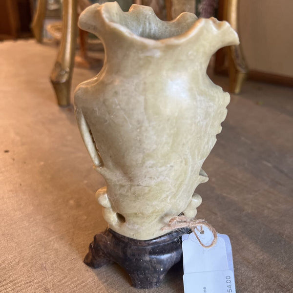 |N| Antique Chinese Soapstone Vase