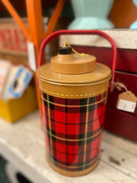 Jens Fresh Vintage ~ Vintage Scotch Plaid Jug
