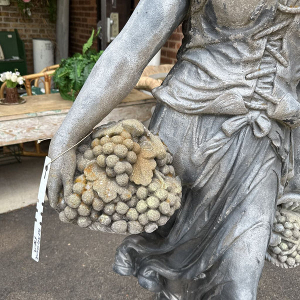 Tall concrete lady 60"H x 25"w IN STORE PICKUP ONLY!
