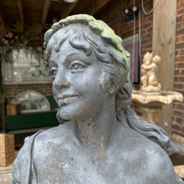 Tall concrete lady 60"H x 25"w IN STORE PICKUP ONLY!