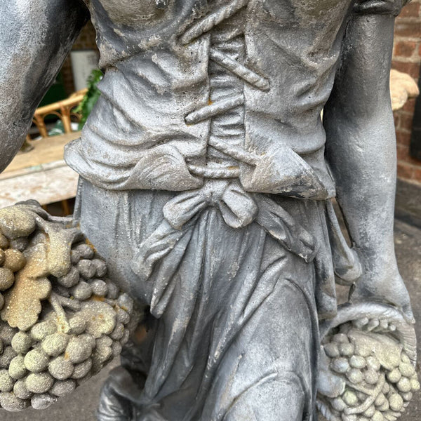 Tall concrete lady 60"H x 25"w IN STORE PICKUP ONLY!